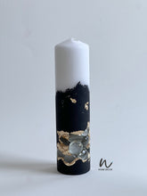 Load image into Gallery viewer, Black &amp; Gold Candles