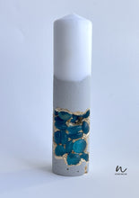 Load image into Gallery viewer, Turquoise Pebble Candles