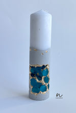 Load image into Gallery viewer, Turquoise Pebble Candles