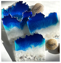 Load image into Gallery viewer, Beachy Resin Coasters (set of 4) - neerjatrehan.com