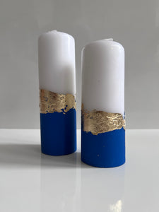 Duo Blue Candle set - neerjatrehan.com
