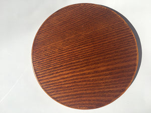 Round Wooden Resin Tray (20.5cm) - neerjatrehan.com