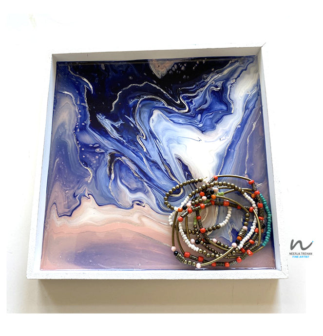 Wooden Resin Tray(20cm) - neerjatrehan.com