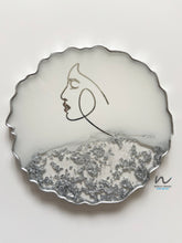 Load image into Gallery viewer, White and Silver Agate Resin Coasters (set of 4) - neerjatrehan.com