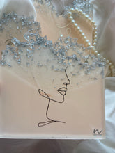 Load image into Gallery viewer, Peach and Silver leaf Resin Coasters - neerjatrehan.com